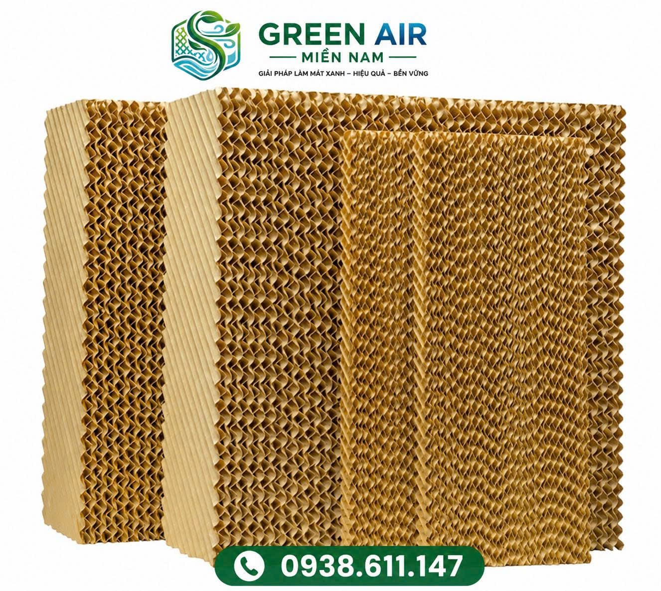 TẤM LÀM MÁT 5090  865+30x900x100mm CHO QUẠT LÀM MÁT-AIR COOLER